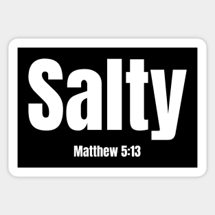 Salty Matthew 5:13 Sticker